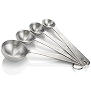 4 Stainless Steel Measuring Spoons