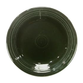 Fiesta Black 466 10-1/2-inch Dinner Plate