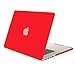 Mosiso Plastic Hard Case Cover Only for MacBook Pro Retina 15 Inch, Deep Red