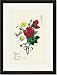 Black Framed/Matted Print 17x23, Butterflies