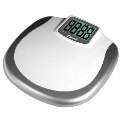 HealthPersonalCare: Escali XL Display Bathroom Scale  White/ Silver