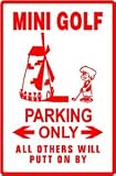 MINATURE GOLF PARKING game play NEW sign