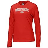 Nike Michigan Wolverines Navy Blue Ladies Classic Arch Long Sleeve T-shirt