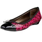 DKNYC Women's Nico Ballerina,Radish,6 M