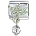 Baby Crystal Angel Italian Charms Bracelet Link