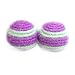 Pet Supplies : Glitter Balls w/ Rattle