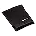 Fellowes Mouse Pad/Wrist Support with Mircoban Protection, Black (9181201)