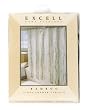 Excell Home Fashions 70-by-72-Inch Vinyl Shower Curtain, Green Bamboo