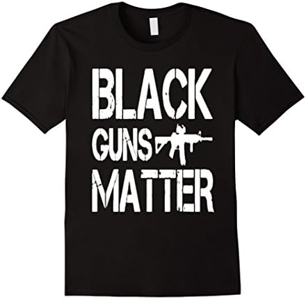 Men's Black Guns Matter NRA AR-15 T-Shirt 3XL Black