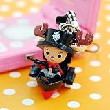 【ご当地ワンピース】ONE　PIECE　チョッパーマン 江戸限定　根付けストラップ 坂本龍馬　K-139A