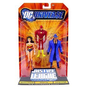 41Z9In64MbL DC Universe   Justice League Unlimited   3 Pack   The Question / The Flash / Wonder Woman Action Figures
