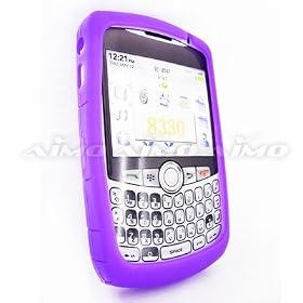 Blackberry Curve 8300 8310 8320 8330 8350 Silicone Thick Skin Case Phone Protector Cover Purple
