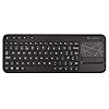 Logitech K400 Tastatur schnurlos schwarz mit Touchpad (deutsches Tastaturlayout, QWERTZ)