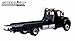 2013 International Durastar 4400 Flatbed Black Body Black Bed Tow Truck 1/64 by Greenlight 29775