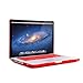 GMYLE 3 in 1 Bundle Soft-Touch Frosted Hard Case for Macbook Pro 13 inch with CD-ROM (Model: A1278) with Keyboard Cover and Screen Protector - Red