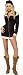 Sexy Aviator Pilot Zipper Dress Costume with Goggles Hat