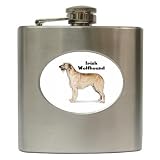 Irish Wolfhound Hip Flask (6 oz)