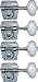 LARGE 4 IN LINE BASS TUNERS NICKEL