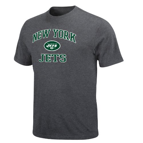 NFL New York Jets Heart And Soul II Adult Short-Sleeved Basic Tee