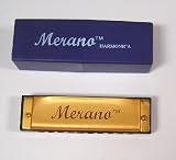 Merano HA10 Blues Harmonica, Key of E - GOLDEN