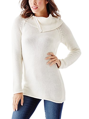 GUESS Women's Damita Zip-Collar Sweater