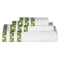 Dots Bath Towels - Green (Set of 3)