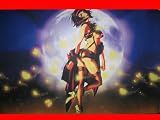 Cowboy Bebop Faye Valentine Glowing Butterflys Play Mat