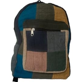 Authentic Soul Organic Hemp Patch Backpack Bookbag