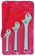 Crescent AC3 3 Piece Chrome Finish Adjustable Wrench Set