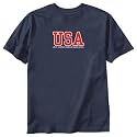 T-SHIRT NAVY BLUE " U S A JUI LONG BAGUAZHANG "