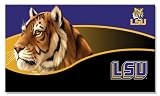 Case of 12 100% Cotton Velour Collegiate Beach Towels 30x60 LSU Tigers - Horizontal