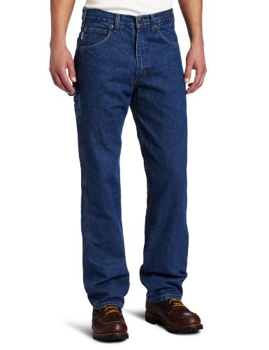 Carhartt Men's Relaxed Fit Denim Carpenter Jean,Darkstone,36 x 34
