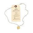 xoxo Hand-Engraved Heart Necklace