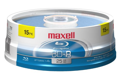 Maxell 631012 Blu-Ray Disc (15 Pack)