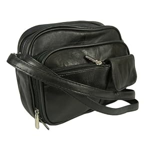 Genuine Soft Lambskin Leather Womens Handbag Organizer