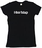 I Got Talent Women's Tee Shirt Large-Black Babydoll (petite fit)