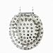 Trimmer Clear with Silver Coins Polyresin Seat Embedded 3D Coins