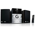 Philips MCM 207 Kompaktanlage (CD/MP3/WMA-Player, UKW-/MW-Tuner, USB 2.0) schwarz/silber