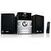 Philips MCM 207 Kompaktanlage (CD/MP3/WMA-Player, UKW-/MW-Tuner, USB 2.0) schwarz/silber