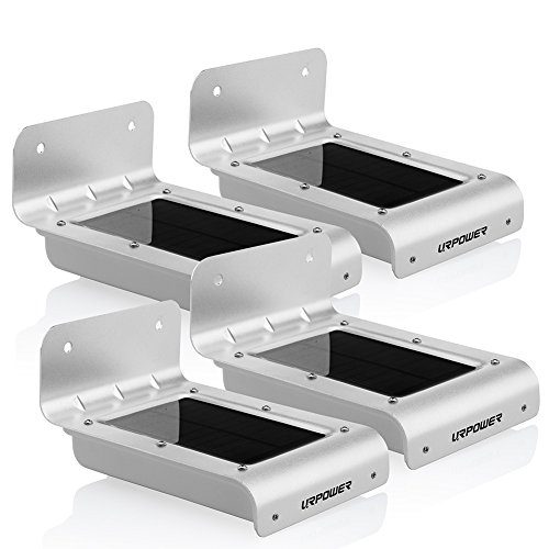 URPOWER Solar Motion Sensor Lights, Pack of 4