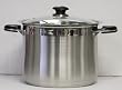 16 QT 18/10 Stainless Steel Stock Pot. Glass Lid