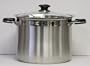 16 QT 18/10 Stainless Steel Stock Pot. Glass Lid