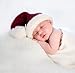 Huggalugs Snowy Santa Baby Toddler & Adult Family Santa Hat