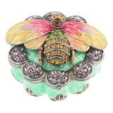 Bumble Bee On Sunflower Jeweled Box