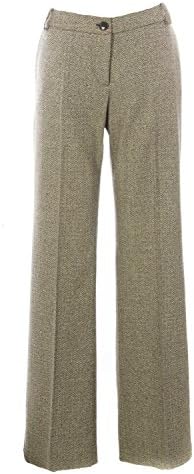 MILA SCHON CONCEPT Women's Wool Dress Pants IT 48 Beige