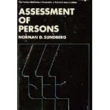 Assessment of Persons (The Prentice-Hall series in personality)