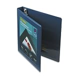 Avery Framed Presentation Ezd Locking Veiw Binder, 1in Capacity, Navy Blue (AVE68055)