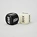 Smartdealspro Black and White Color Funny Adult Fun Toy Love Game Sexy Romance Exrotic Dice 2pcs