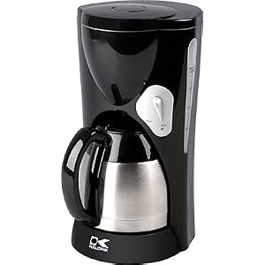 Kalorik 8-Cup Coffeemaker with Thermal Stainless Carafe