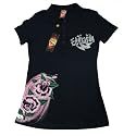 Ed Hardy Damen Polo SHRK&Rhinstones by Christian Audigier